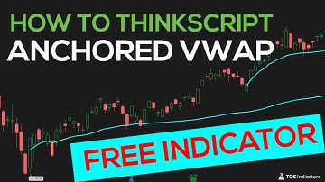 How to thinkScript - Anchored VWAP - Episode 1