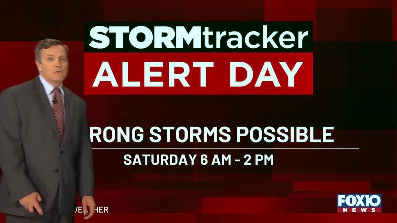 Severe storms possible Saturday - YouTube