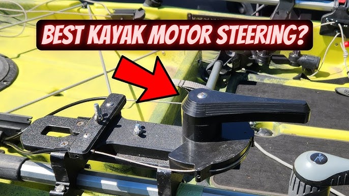 DIY Kayak Trolling Motor Steering (NO DRILLING) 
