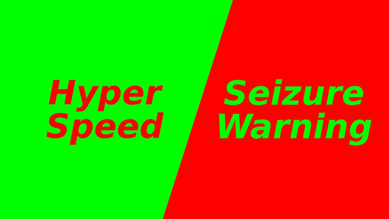 Hyper Speed Flashing Color Changing - Red Green Screen [10 Minutes SEIZURE WARNING]