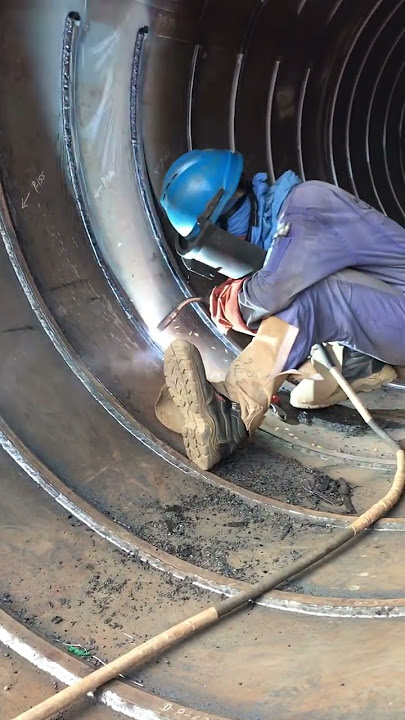 FCAW welding in share key ring
