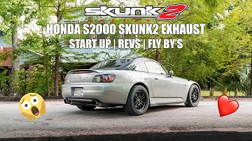Skunk2 Exhaust Honda S2000 Sound! | Startup + Revs + Flybys