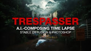 Trespasser -  A.I.-Composing Time Lapse - Stable Diffusion & Photoshop by Strange Footage 255 views 3 months ago 2 minutes, 16 seconds