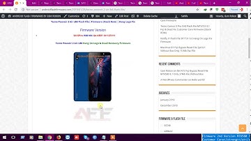 Tecno Pouvoir 2 Air LB6 Flash File| Android 8.1 Frp |Hang On Logo Fix Care Firmware