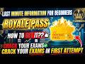 LAST MINUTE INFORMATION MAKKALAE | HOW TO GET ROYALE PASS | CRACK WITH JACK | CWJ