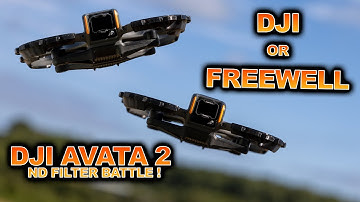 BATTLE of the ND FILTERS for the DJI AVATA 2 Drone - DJI or FREEWELL ?