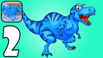 Dino Crowd - Gameplay Walkthrough Part 2 | Recruit more and more dinosaurs (Android,iOS)