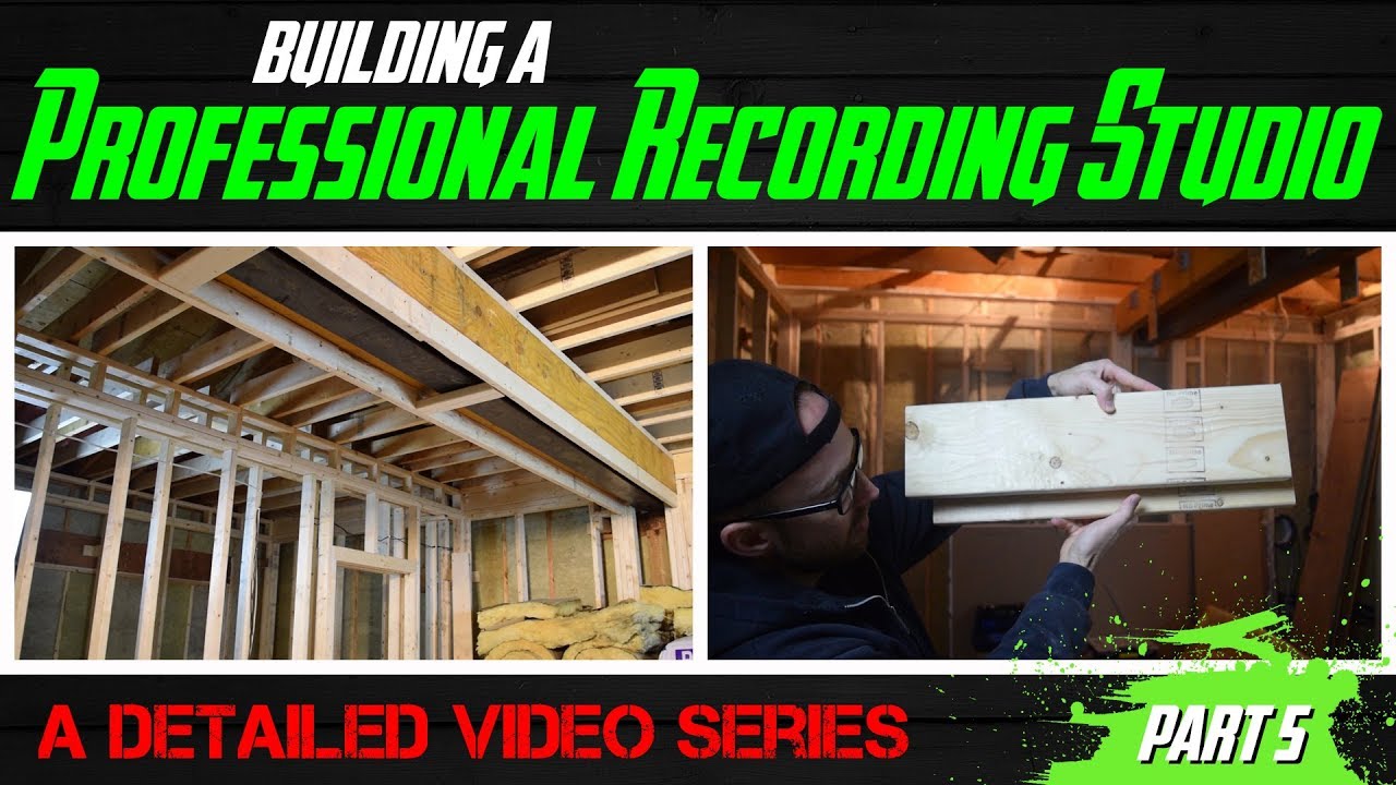 Building A Professional Recording Studio Part 5 Drywall Removal And Wall Ceiling Framing