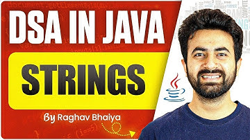 DSA In Java | Strings | Java in One Shot | Strings in Java