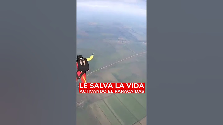 SALTA sin abrir el PARACAÍDAS y le SALVAN la VIDA en plena caída libre