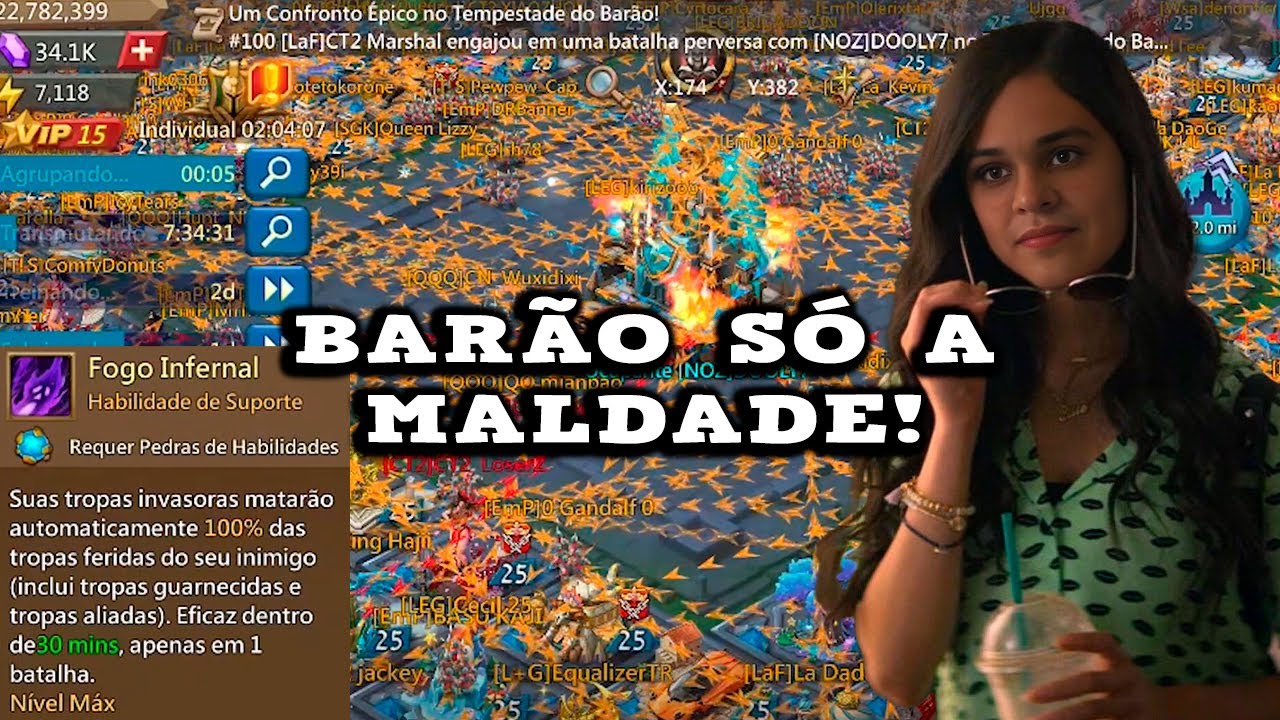 BARÃO SÓ A MALDADE! Lords Mobile