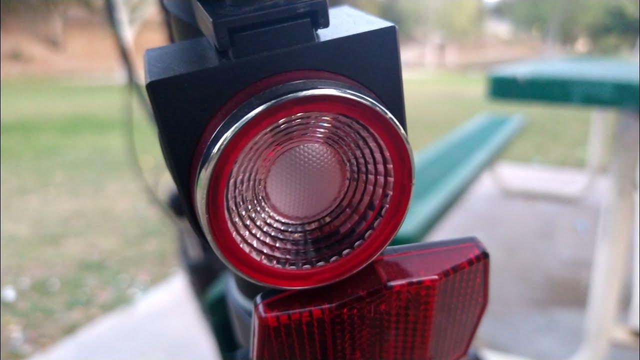 G Keni Bike Alarm Tail Light with Smart Brake Sensing YouTube