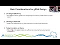 Fundamentals of genome editing using crisprcas9 lecture  part 2