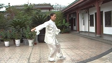 吳式太極拳. Wu style Taijiquan. Fast form. Tara - student of the Master Zhou Zhong Fu