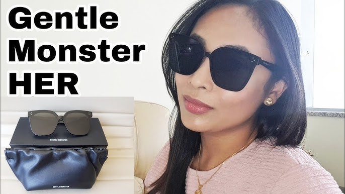 GENTLE MONSTER HER 01 UNBOXING TRY ON REVIEW