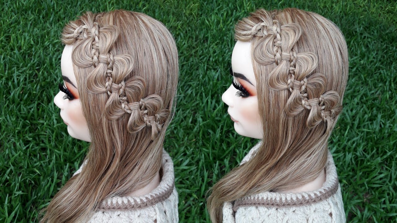 Trenza de 4 | trenzas fáciles | La reina de las trenzas