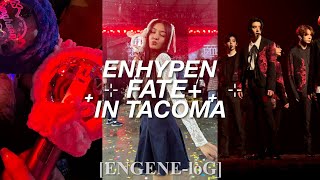 [ENGENE-loG] ENHYPEN FATE PLUS IN TACOMA | VIP 2 experience, camping, concert clips & more ♡