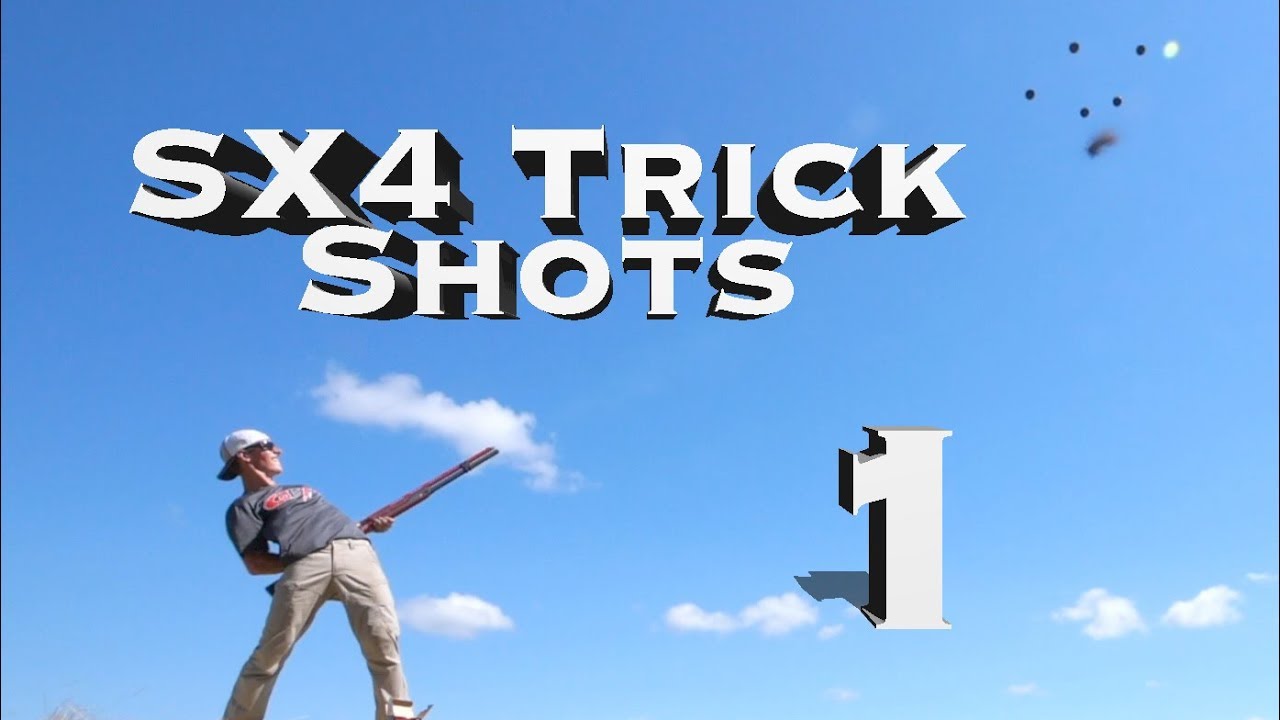 Shotgun Trick Shots Winchester SX4 Edition 1 Gould Brothers YouTube