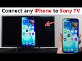 Iphone ko sony tv sa kaise connect kare | how to connect iphone to sony tv | Sony Bravia