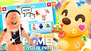 New profile and sticker packs update! In adopt me 🐶 || mixchh 🧃☀️