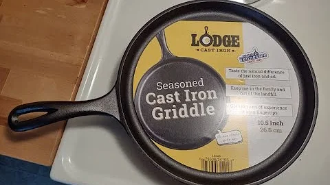 LODGE 10.5 CAST IRON GRIDDLE REVIEW