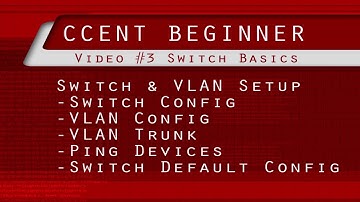 CCENT Beginner Video #3 --Switch Configuration--