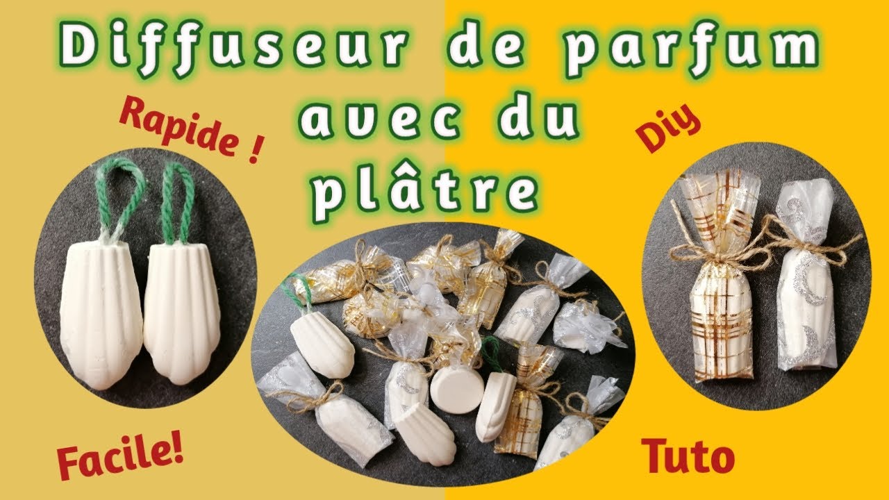 Galets parfumés (avec du plâtre) - YouTube