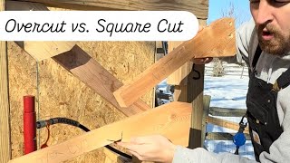 Testing OVERCUT rafter tail framing
