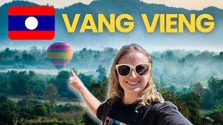 This Little Town in Laos Surprised Us| Exploring Vang Vieng (ULTIMATE adventure experiences) 2024🇱🇦