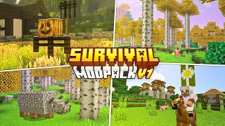 This Is The Most Perfect Survival Modpack For Mcpe 1.21