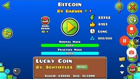 Bitcoin by Darwin & more {Hard Demon} - [Geometry Dash 2.11]