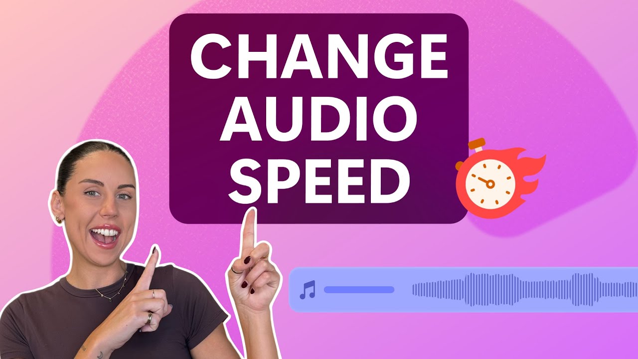 How to use the audio speed changer (speed up or slow down) - YouTube