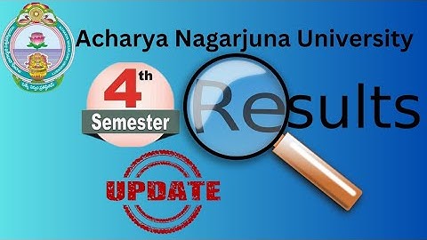ANU B.Ed 4th Semester Exam Result
