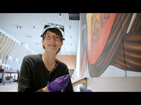 Restoring a Los Angeles Mural: with NHM's Head of Conservation, Tania Collas