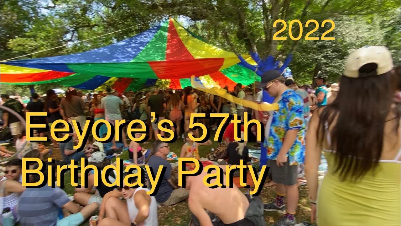 An Archival Walk through Eeyore’s 57th Birthday Party at Pease Park in