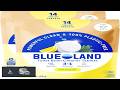BLUELAND Toilet Bowl Cleaner Tablets 2 Pack 28 Count Lemon Cedar Plastic Free No