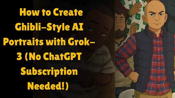 🎨 How to Create Ghibli-Style AI Portraits with Grok-3 (No ChatGPT Subscription Needed!) 🌟