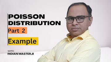 Poisson Distribution | Example 1 | A Level | 9709 | Statistics