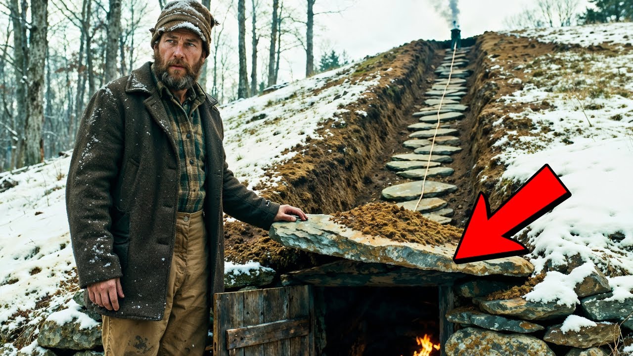 Todos se Burlaron de su Chimenea "Zanja", hasta que su Refugio se Mantuvo 50ºC más Cálido