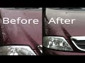 Oxidized paint restoration using a toolpro variable speed car polisher and buffs and polish