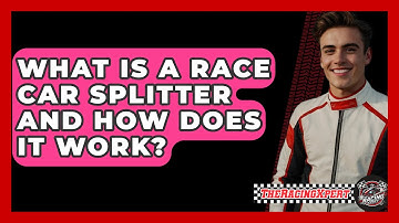 What Is A Race Car Splitter And How Does It Work? - The Racing Xpert