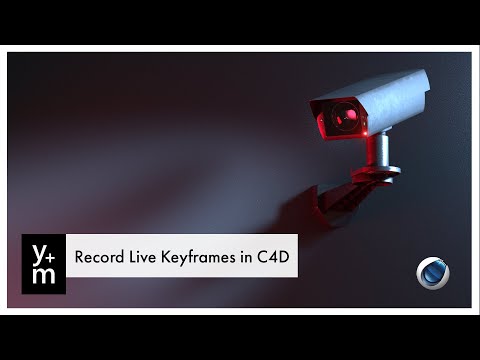 Record real time/live keyframes in C4D with Cappucino Tool