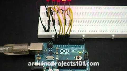 Arduino Projects - Arduino Knight Rider