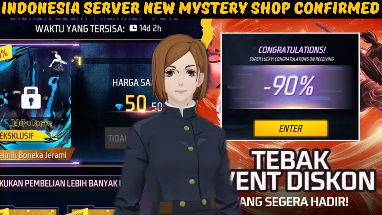 FF Indonesia Server 😱 NEW Mystery Shop 100% CONFIRMED! | New Event Today