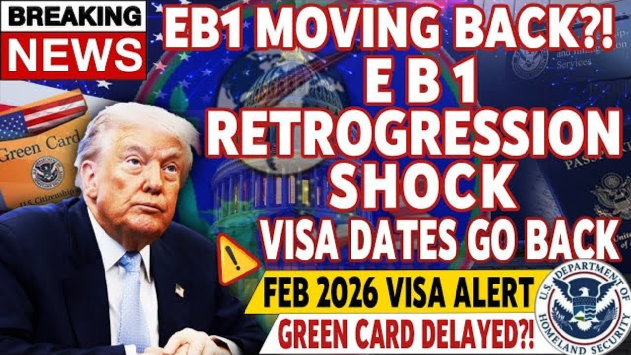 ⚠️ EB1 Retrogression CONFIRMED  February 2026 Visa Bulletin  Winners, Losers & Urgent Advice