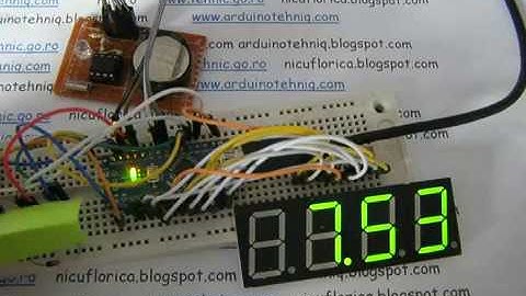 RTC clock with manual adjust, date, alarm & temperature using Arduino (2)