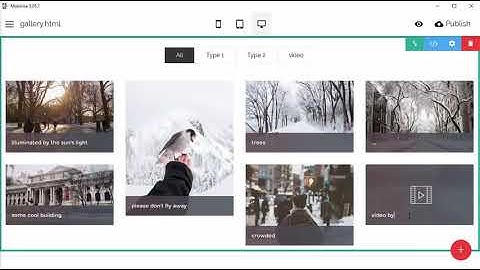 Create website mobile - Mobirise website builder