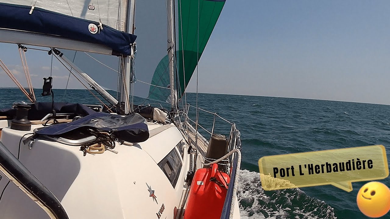 Ep 13: Spinnaker sailing from Port Haliguen, Quiberon, France to Port L'Herbaudière