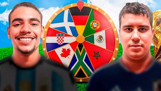 COPA DO MUNDO 2026… mas a ROLETA decide a seleção de CADA...