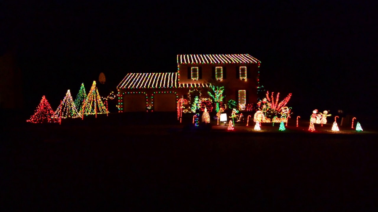 2016 Christmas Lights Thunderstruck AC/DC YouTube
